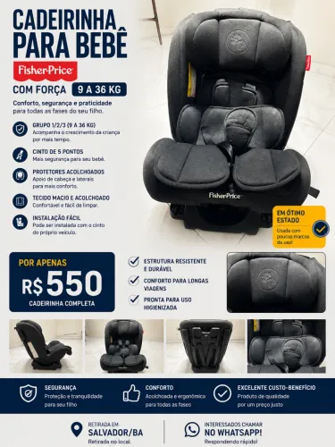 Bebê conforto Fisher Price