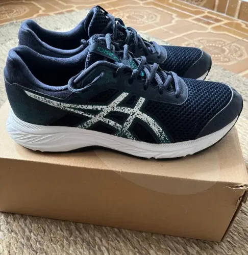 tênis asics azul 39