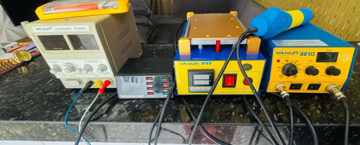 Kit Completo Assistência Técnica Celular - Fonte Yaxun + Separadora LCD + Estação 881D