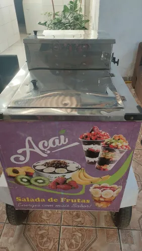 Carrinho para açaí e salada de frutas