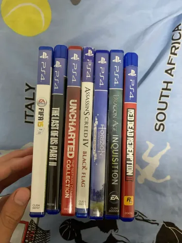 CDs PS4/PS5 conjunto de todos juntos