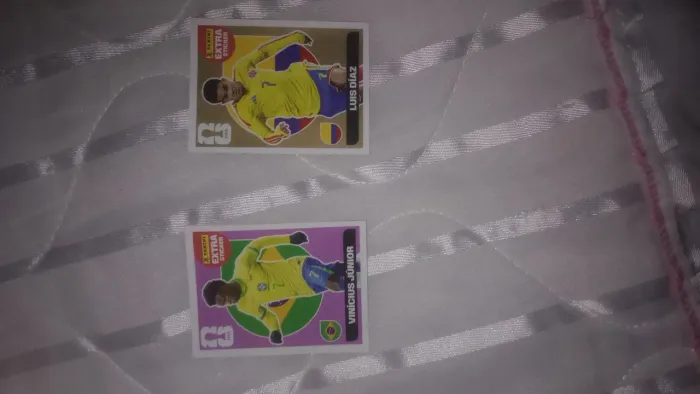 2 Legends Copa do Mundo 2026 Luis Diaz Dourado+Vini Jr Bordo!