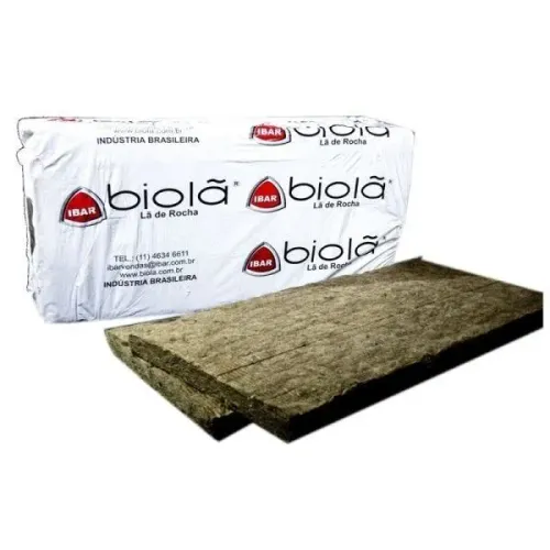Lã De Rocha 64kg/m³ 50mm - Isolamento Acústico Estúdio E Drywall
