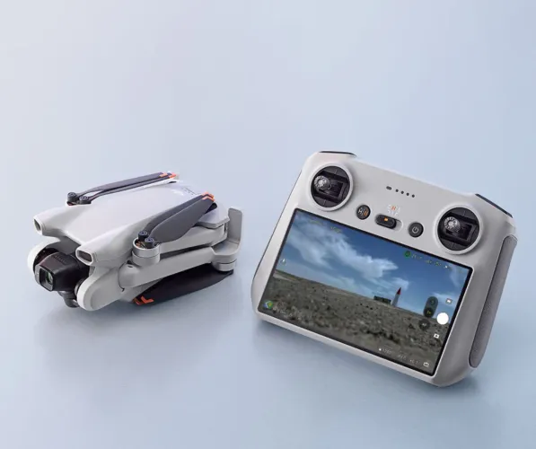 DRONE MINI 3 CONTROLE COM TELA