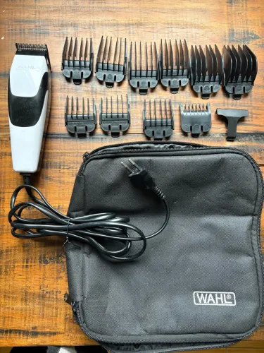 Máquina de Corte Wahl Original Completa com Estojo e 10 Pentes