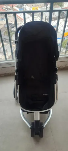 Carrinho de Bebê com Bebê Conforto Safety 1st TS Mobi Duo 3 Rodas até 15kg
