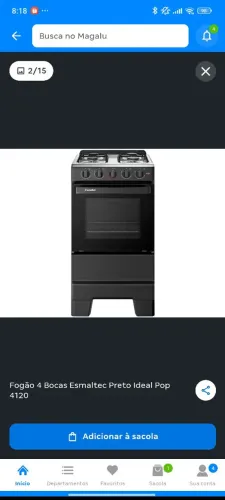 Vendo fogão, na caixa.