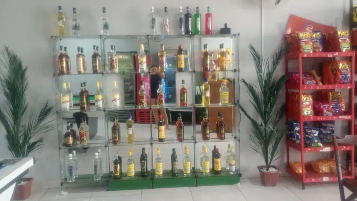 Pratileira de vidro 