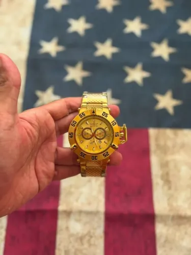 Relógio Invicta Subaqua Noma III 14500 Dourado Masculino - Luxo e Estilo