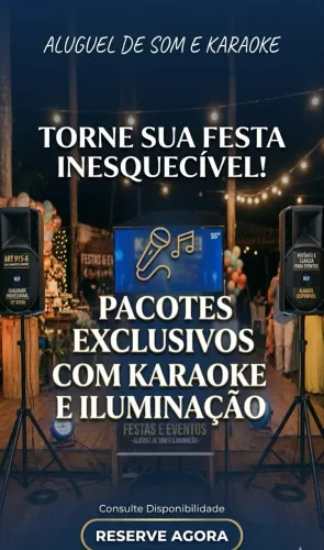 Alugo som para eventos