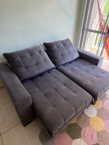 Sofá retrátil 4 lugares