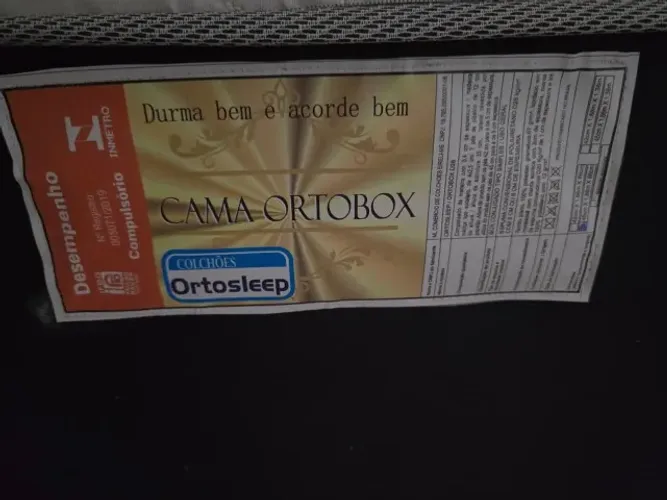 Cama Box Solteiro - Ortosleep Espuma Selada D28