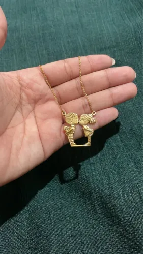 Colar casal de namorados 