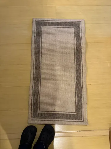 Tapete São Carlos Linha Bali Avelã - 0,50m x 1,00m (Estilo Sisal)