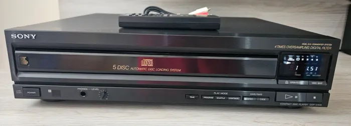Cd Player Sony Carrossel Vintage Japan de 1989 - Estado de Novo!