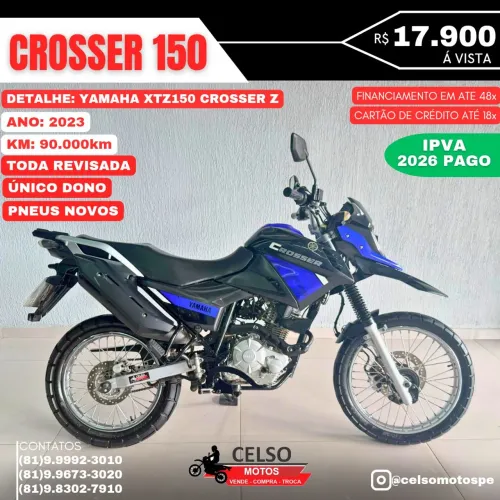 Crosser 2023 extra! Financio 48x aceito sua moto!!