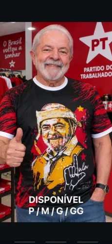 CAMISAS DO LULA E FLAVIO BOLSONARO