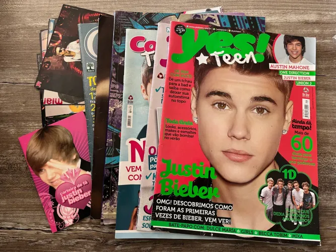 Coleção Revistas + Livro - Justin Bieber | ORIGINAIS