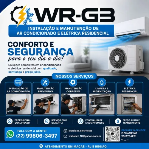 Instalação de Ar Condicionado.