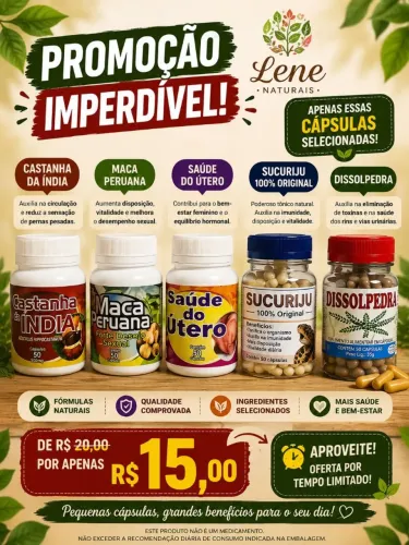 Produtos Naturais em promoção 