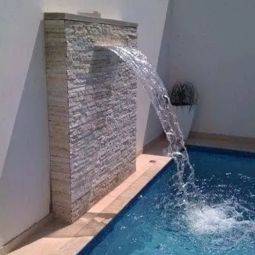 Cascata de embutir para piscina 