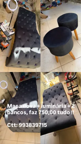 Maca + bancos e carinho novos.