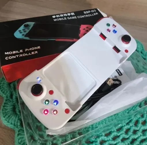 Controle gamer Para Celular Sem Fio Bluetooth - BSP-D3 (Branco) [windows]