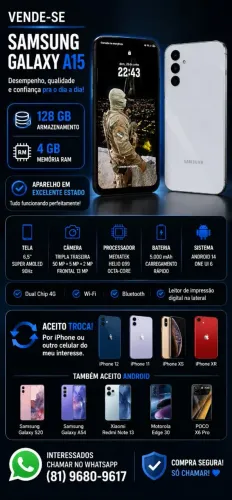 Sansung galaxay a15 