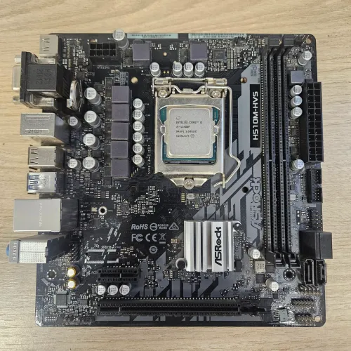 KIT PLACA MÃE ASROCK H510M-HVS + PROCESSADOR I5 11400F 11° GERACAO