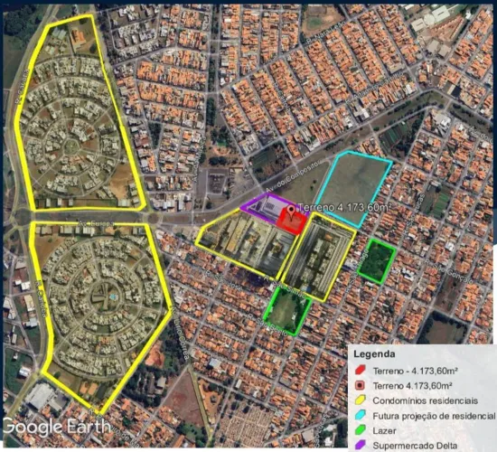 Terreno à venda em Americana, Cariobinha, com 4174 m²