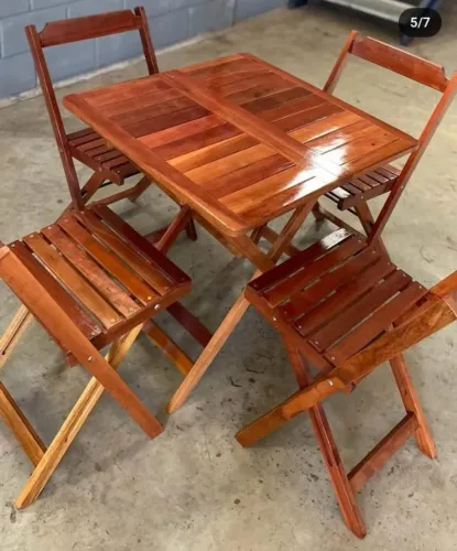 Mesa dobrável madeira nobre top resistente a chuva e sol para casa,bar,pub,restaurante