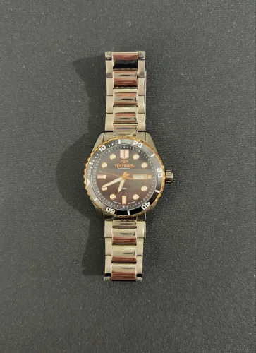 Relógio Technos Automático Bicolor 82050Y/1P - Impecável c/ Garantia