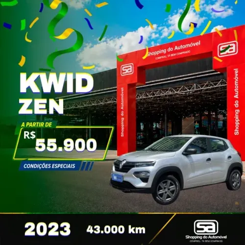Renault Kwid Zen 1.0 Flex 12V 5P Mec. 2023