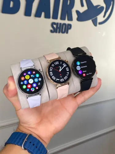 Relógio Smartwatch Gt5 Mini 41mm Feminino Amoled Nfc Gps Wpp
