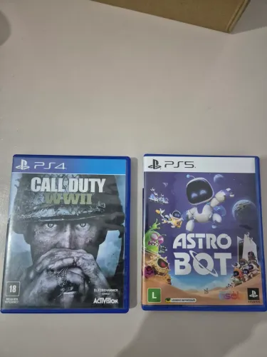 Astrobot PS5 e Call of duty WWII PS4 