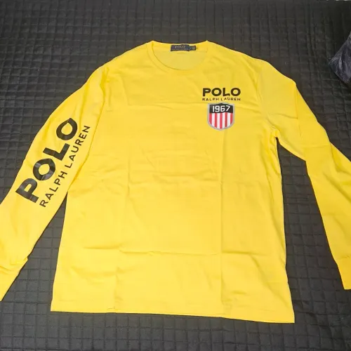 Camiseta Polo Ralph Lauren Manga Longa 1967 USA Shield.<br>Shield