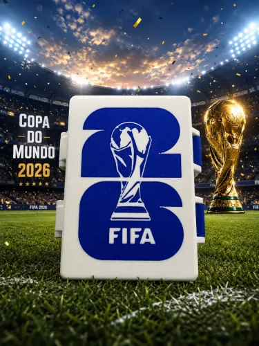 Caixa para figurinhas da copa