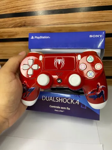 Controle Ps4 Sem Fio Spider-Man an2