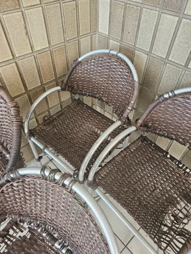Cadeiras de fibra