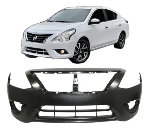 Parachoque Nissan Versa 2015 2016 2017 2018 2019 2020 2021 Preto