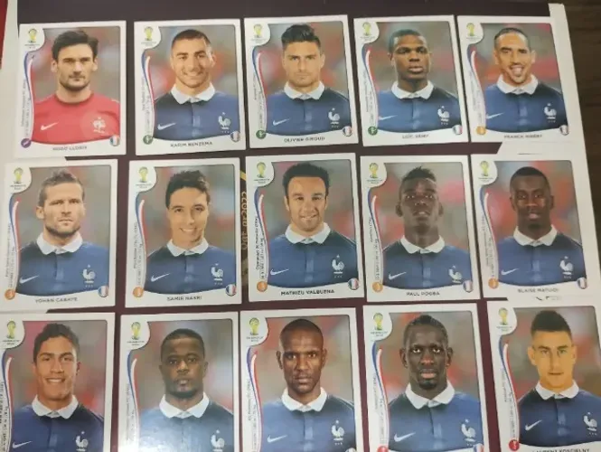 Figurinhas Seleção da França Copa 2014