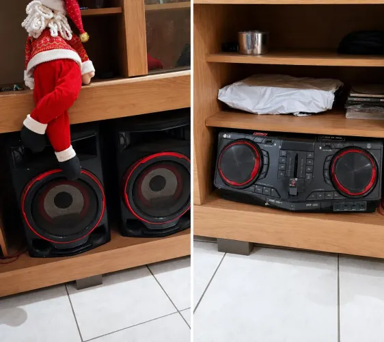MINI SYSTEM LG XBOOM ? SOM POTENTE E QUALIDADE ORIGINAL LG