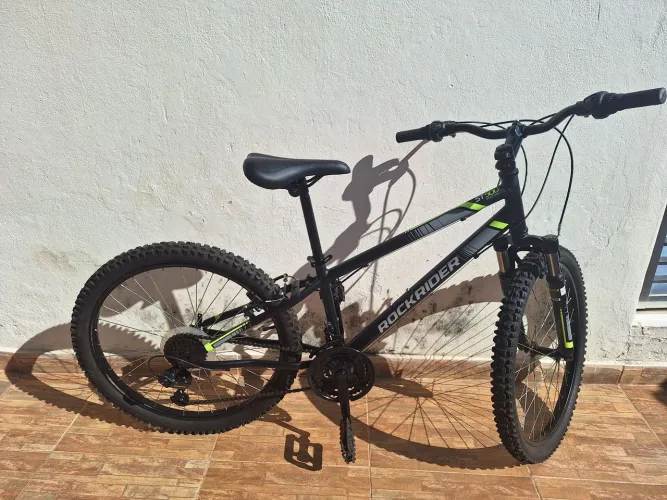 Bicicleta Infantil Rockrider ST 500 Aro 24 Decathlon (Com NF) - Pouquíssimo Uso!