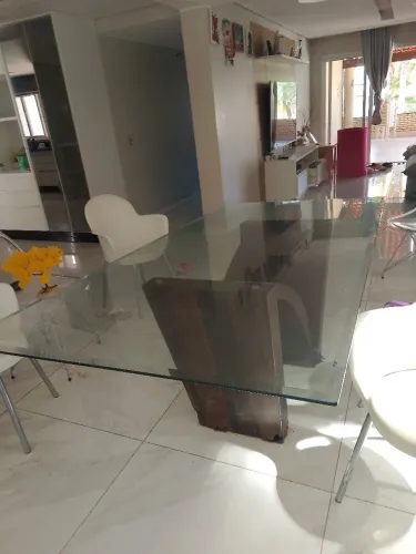 Vidro para mesa 8 cadeiras