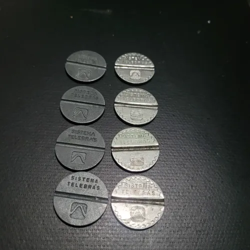 Fichas telefônica antigas 