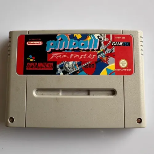 Pinball Fantasies Cartucho Fita Super Nintendo Snes Japones