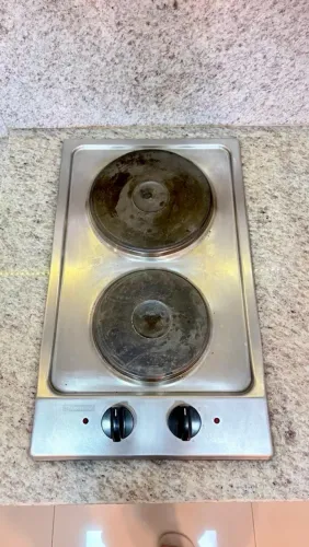 Cooktop Elétrico Tramontina 2 Bocas em Aço Inox.