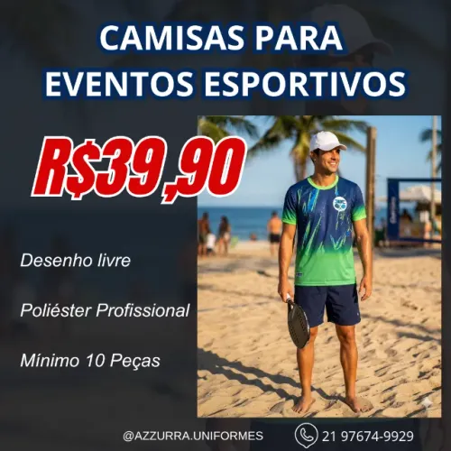 Camisas Para Eventos Esportivos 100% personalizadas ! 