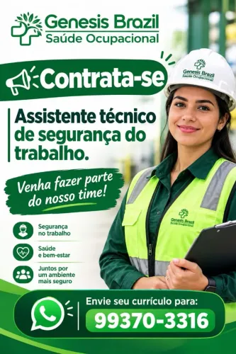 vaga assistente técnico de segurança do trabalho
