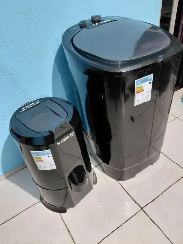 máquina de lavar e centrífuga Semi-novas Entrego